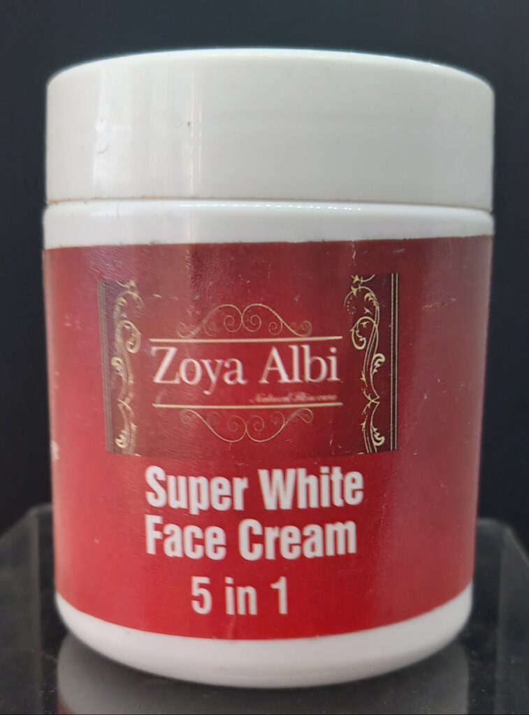 Zoya Albi super whitening face cream 5 in 1