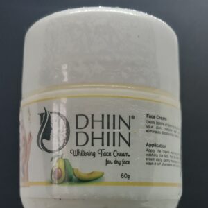 Dhin Dhin Whitening Cream for face advocado 60gram